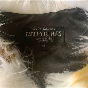 Luxurious, faux fur long vest